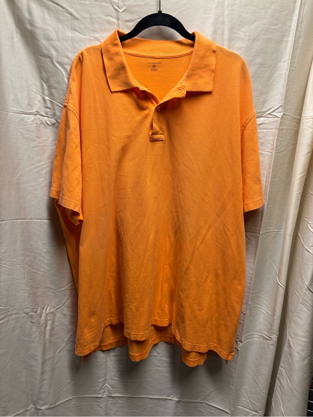 Lands' End Orange Polo Shirt 3XL